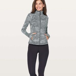Lululemon Athletic Define Jacket Area Ice Grey Gym Workout Size 4